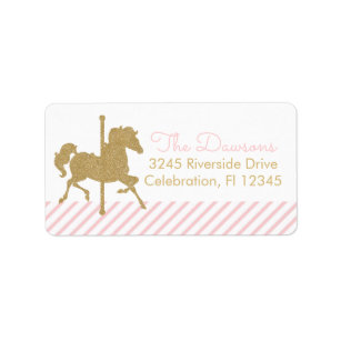 Round Return Address Labels | Zazzle