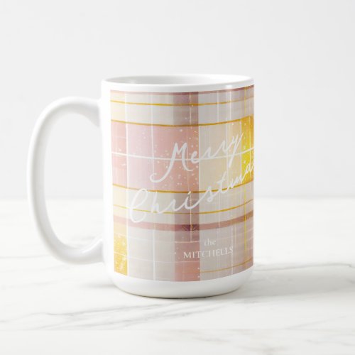 Pink Gold Christmas Pattern7 ID1009 Coffee Mug