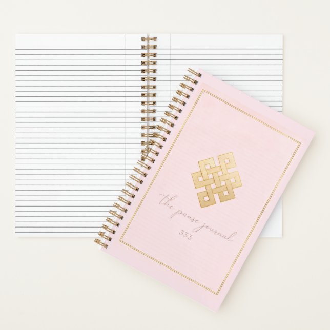 Pink & Gold Daily Reflection Journal (Inside)