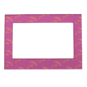 Pink Gold Eyelashes Magnetic Frame
