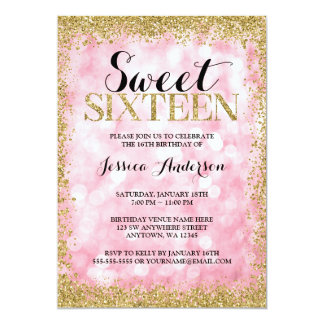 Sweet 16 Invitation Cards 5