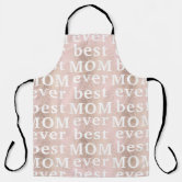 Buy online Pink 'best Mom Ever' Apron from Kitchen Linen for