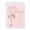 Pink Gold Floral Petals and Prosecco Bridal Shower
