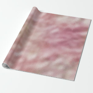 Pink Gold Glam Ombre Wrapping Paper