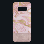 Pink Gold Gold Glitter and Sparkle Marble Uncommon Samsung Galaxy S8 Case<br><div class="desc">Pink Rose Gold Glitter and Sparkle Marble Case. The Pink and Gold Marble case is perfect for the girl that loves rose gold and sparkle.</div>