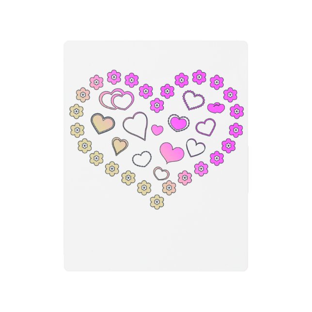 Pink & Gold Gradient Clip Art (Front)