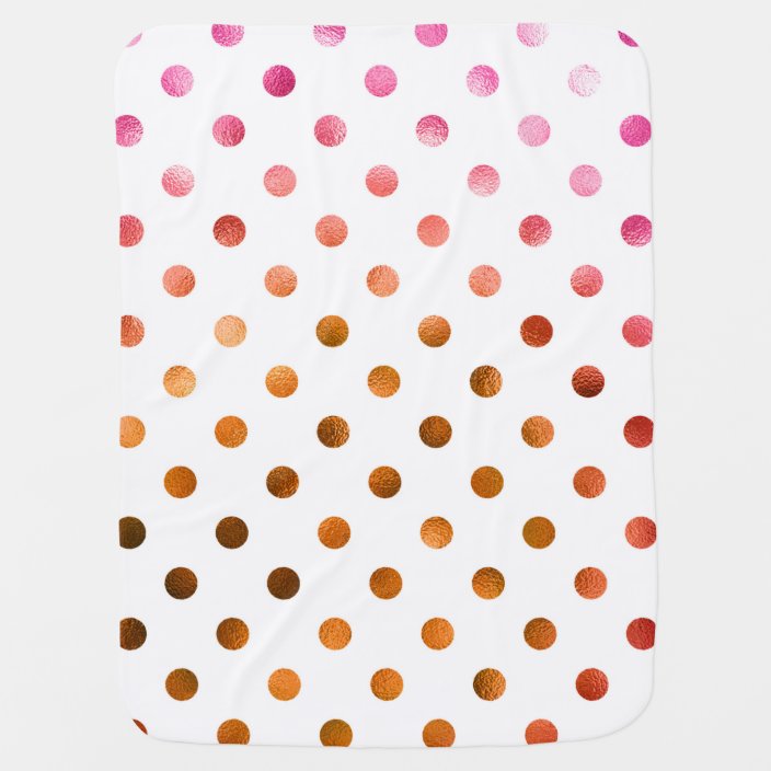 polka dot baby blanket