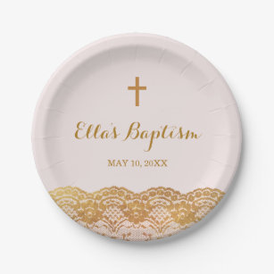 Girl Baptism Plates | Zazzle Girl Baptism Plates | Zazzle