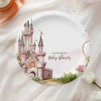 Pink Gold Little Princess Royal Castle Baby Shower