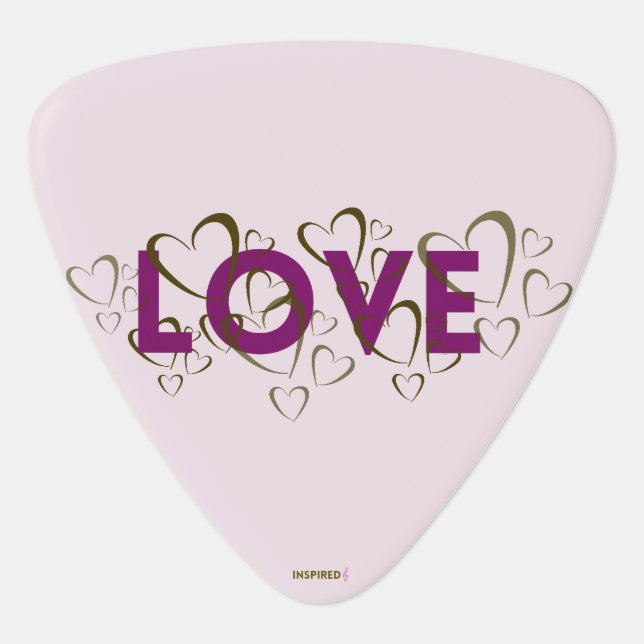 Pink & Gold Love Picks (Front)