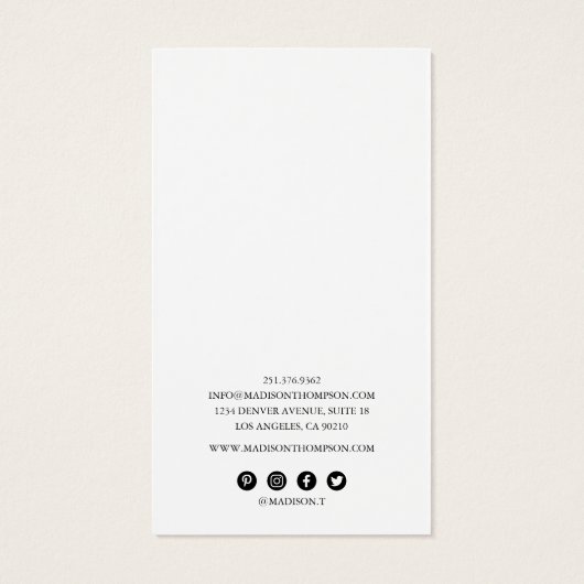 Pink Gold Marble Jewelry Earring Holder (Back)