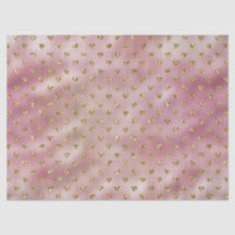 Pink Gold Ombre Glitter Hearts