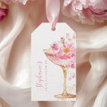Pink Gold Petals Prosecco Floral Bridal Shower Tag<br><div class="desc">Add a touch of elegance to your bridal shower favors with this Pink Gold Petals Prosecco Bridal Shower Tag. Designed with delicate pink florals, gold watercolor details, and elegant script calligraphy, these tags bring a sophisticated charm to your Brunch and Bubbly celebration. Featuring subtle gold sparkle and a refined champagne...</div>