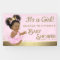 Pink Gold Princess Baby Shower Banners