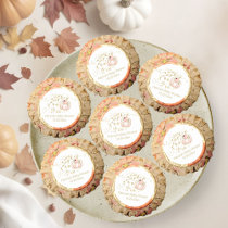 Pink Gold Pumpkin Fall Baby Shower Reese's Peanut Butter Cups