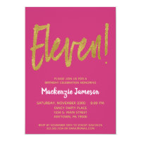 11th birthday gifts on zazzle 11th birthday invitation wording