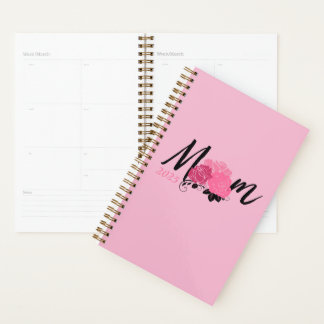 Pink Gold spiral notebook for mom