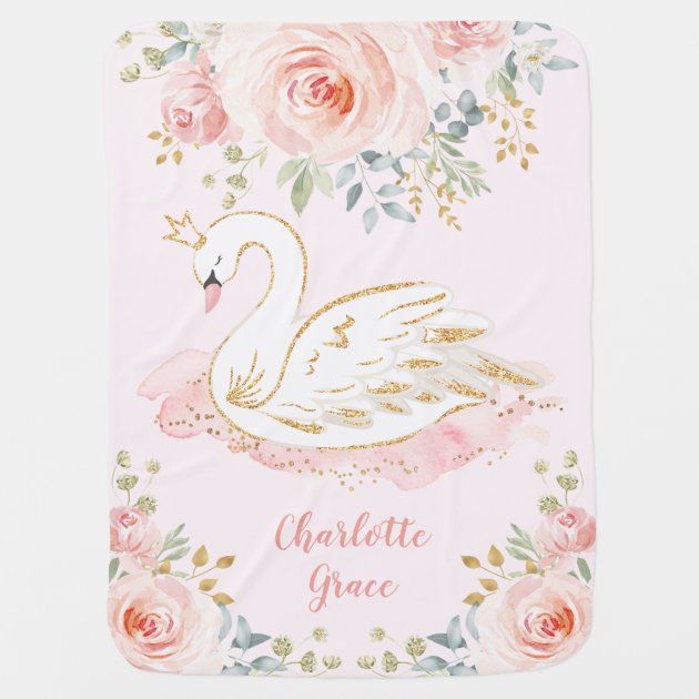 Swan blanket baby deals