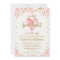 Pink Gold Sweetheart Baby Shower Invitation Hearts