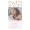 Pink Gold Thank You Baby Shower Photo Cards