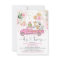 Pink Gold Twin Girls Safari Drive By Baby Shower