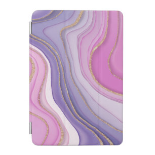 Pink Gold Visual Glitter  iPad Mini Cover