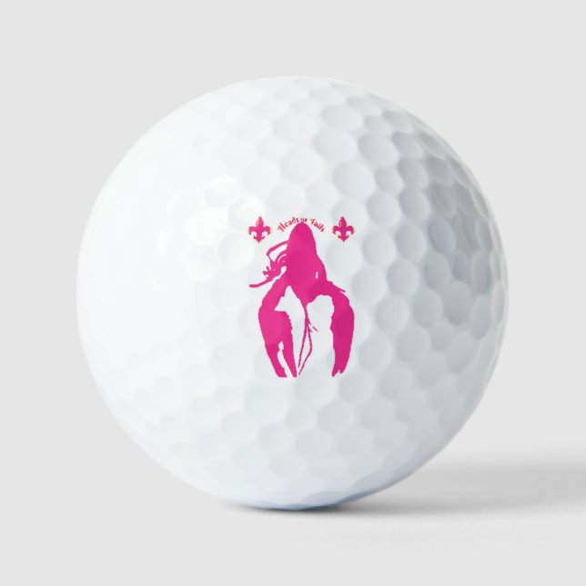 Pink Golf Ball (Front)