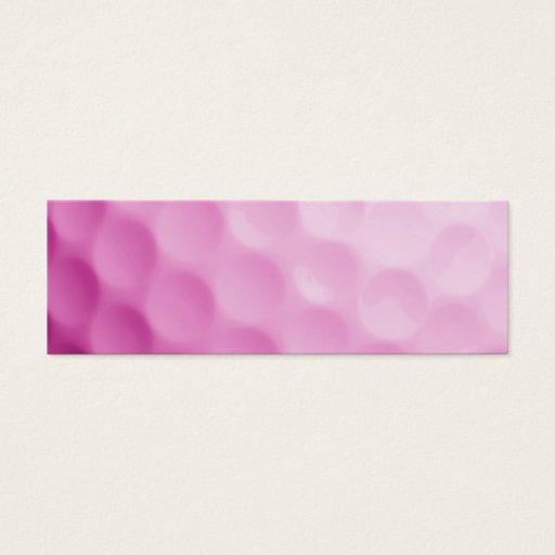 Customizable Pink Golf Ball Background Customized Template Business Cards
