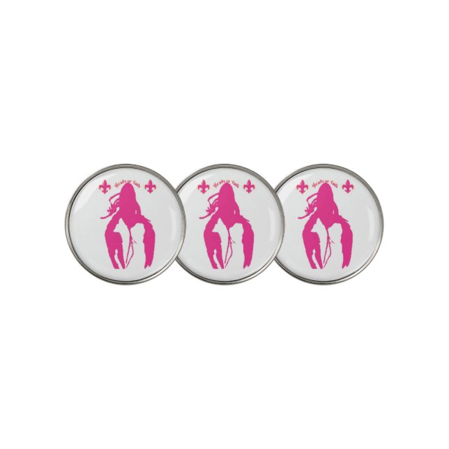 Pink Golf Ball Markers (3 Up)