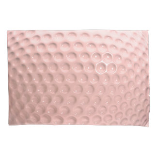 Pink Golf Ball Pillow Case