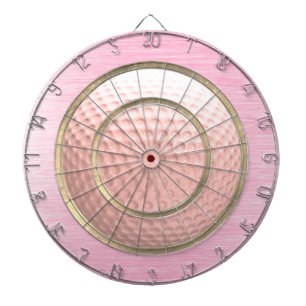 Pink Golf Ball Regulation Dart Board