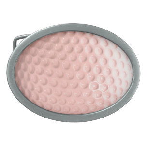 Pink Golf Ball Sport Belt Buckle