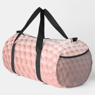 Pink Golf Ball Sport Duffle Bag