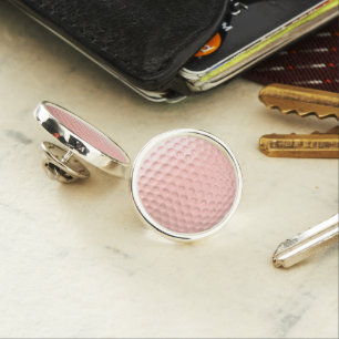 Pink Golf Ball Sport Lapel Pin