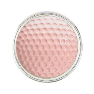 Pink Golf Ball Sport Lapel Pin
