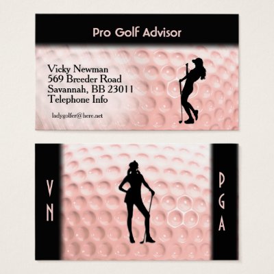 Pink Golf Ball Sports Double Side