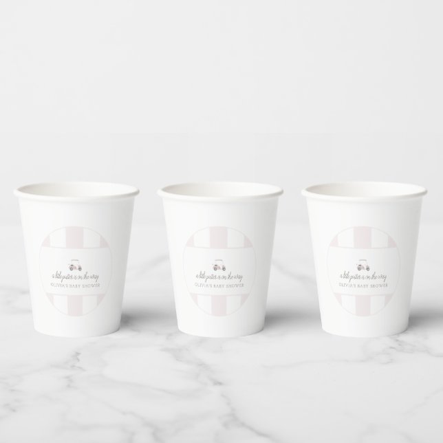 Pink GOLF CART paper cup (Multi)