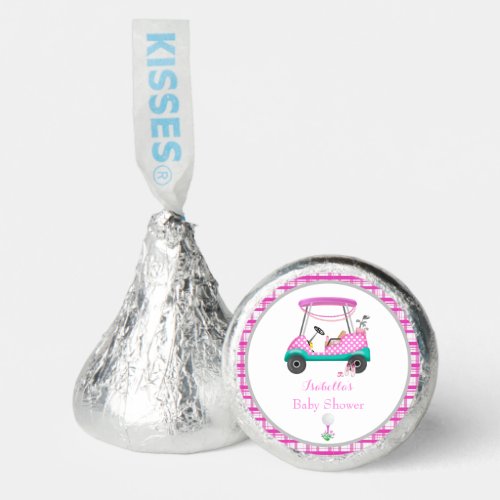 Pink Golf Cart With Baby Supplies Baby Shower Hersheys Kisses