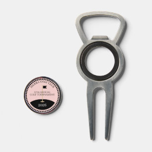Pink Golf Course Championship Club Name Divot Tool