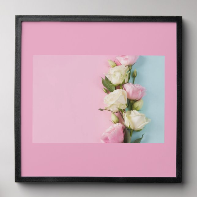 Pink gorgeous poster peel and stick photo tile (Front Set)
