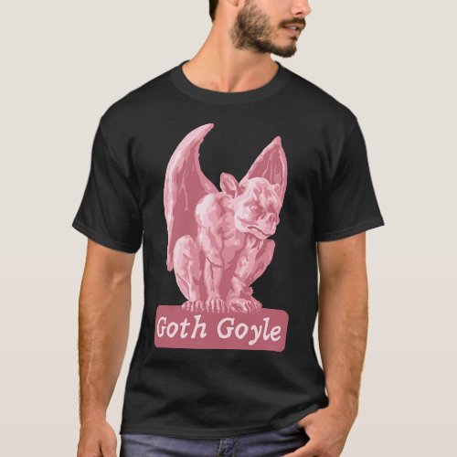 Pink Goth Goyle T_Shirt