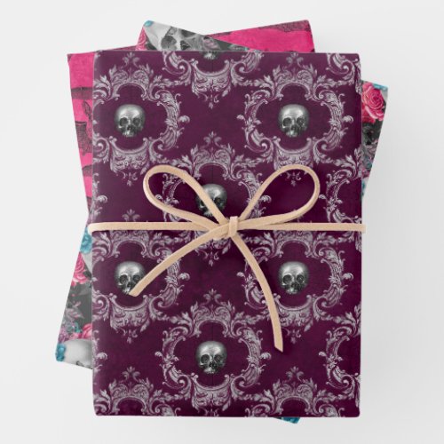Pink Goth  Wrapping Paper Sheets
