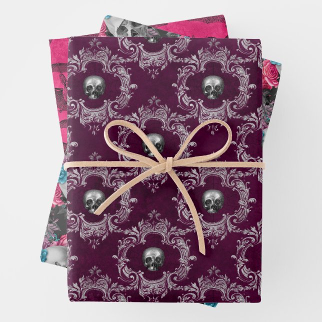 Pink Goth  Wrapping Paper Sheets (In situ)