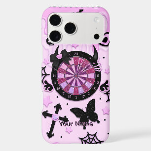 Pink Gothic Darts Phone Case