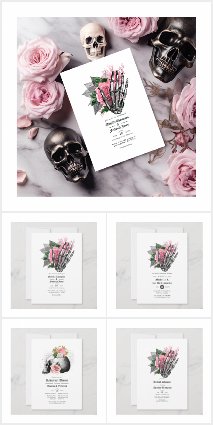 Pink Gothic Wedding