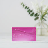 pink grace business card (Standing Front)