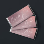 Pink Gradient Calligraphy Bride Tribe Bachelorette Hershey Bar Favors<br><div class="desc">Modern Feminine Pink Gradient Calligraphy Bride Tribe Personalized Hershey Bar Favors for your Bridal Shower or Bachelorette Party. Additional colors available in my shop.</div>