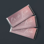 Pink Gradient Calligraphy Bride Tribe Bachelorette Hershey Bar Favors<br><div class="desc">Modern Feminine Pink Gradient Calligraphy Bride Tribe Personalized Hershey Bar Favors for your Bridal Shower or Bachelorette Party. Additional colors available in my shop.</div>