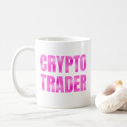 Pink Gradient Crypto Trader Mug