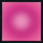 Pink Gradient Faux Canvas Print<br><div class="desc">Gradient design - aura effect – pink gradient.</div>